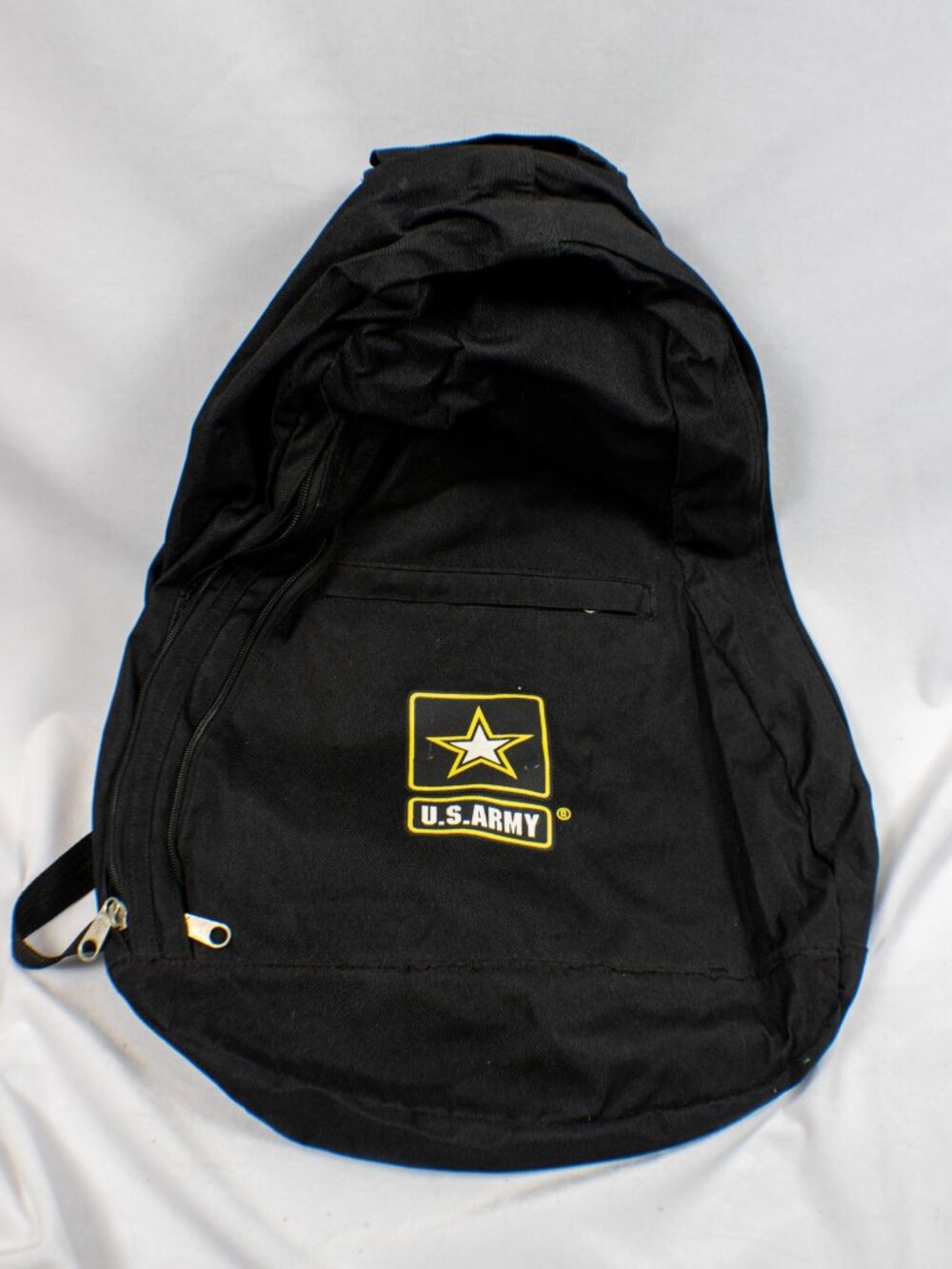 Official US Army Sling Backpack Black Single Strap Crossbody Shoulder Daypack Ba